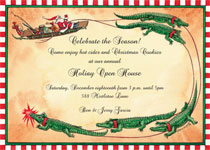 Cajun Christmas Invitations